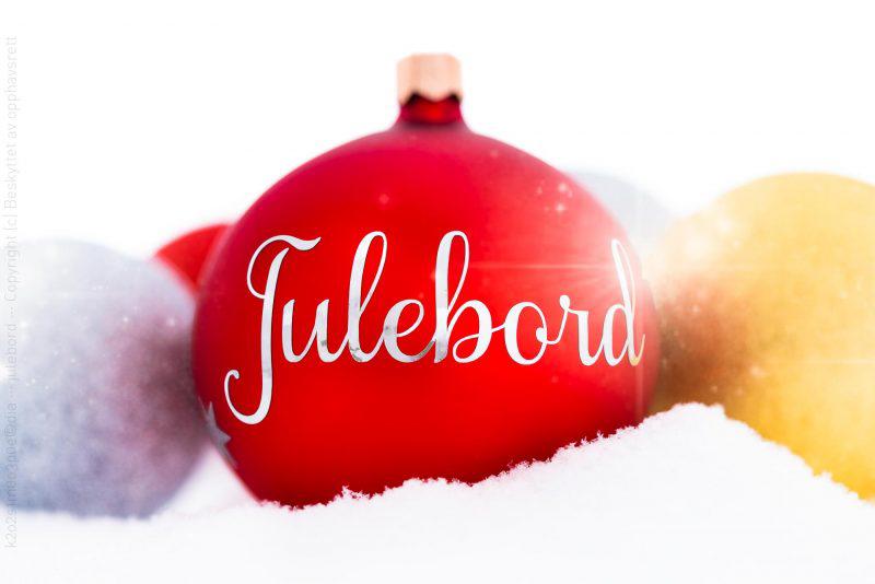 Julebord Region Sør